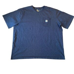 Carhartt mens short sleeve t shirt charcoal gray size 4 XL very good con…